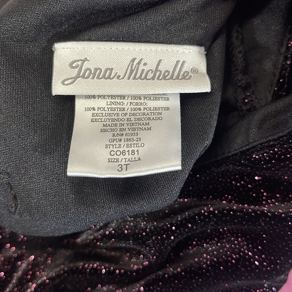 Jona Michelle holiday formal dress 3T - Picture 5 of 5